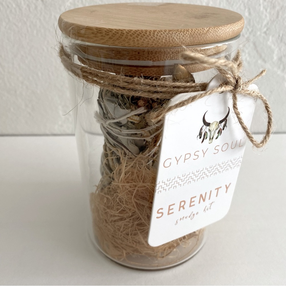 GYPSY SOUL • SERENITY Smudge Kit • NEW • Improve Positive Energy • Perfect Gift!